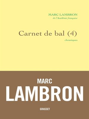 cover image of Carnet de bal, 4